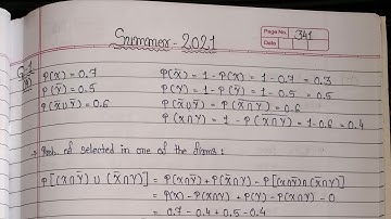 Paper Solution - Summer 2021 - Probability & Statistics - GTU  &  Ch. - 4 Applied Statistics Tricks