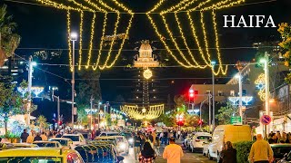 Download Lagu Hanukkah and Christmas lights in Haifa.The \ MP3
