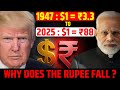 From $1 to ₹3 to ₹88! WHY DOES THE RUPEE FALL ? ZINKPOT