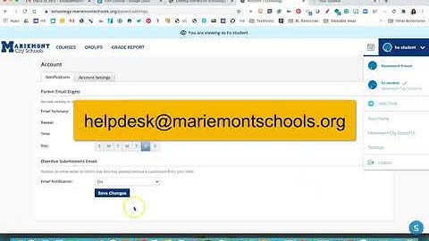 Customizing Notifications Settings in Parent Schoology Accounts