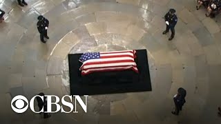 Former Senator Bob Dole lies in state in U.S. Capitol