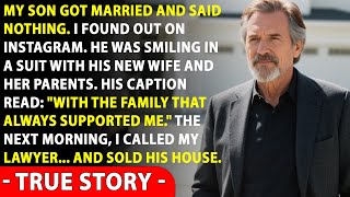 My Son Secretly Got Married. I Found Out Via Instagram... So The Next Morning I Sold His House.