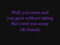 Westlife - Mandy (lyrics) {Request}