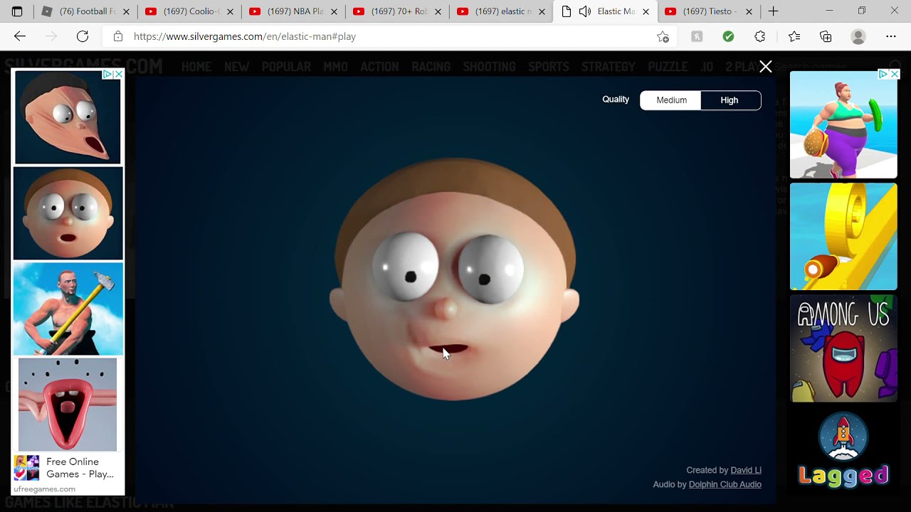 Elastic Man Play Elastic Man Online on SilverGames and 6 more pages Profile  1 Microsoft​ Edge - YouTube