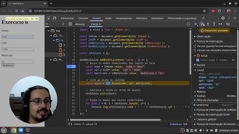 Exercício 6 - Prof. Bruno Clemente