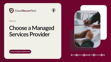 How to Choose a Managed Services Provider