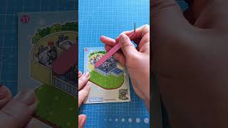 Rabbit clinic #sketchbook #sticker #asmr #journal #unpacking #landscape #journalwithme