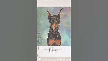 Commemorate your best companion with a custom portrait 🐾