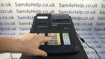 How To Remove Receipt Header & Footer Message From Customer Till Receipts Sam4S ER-180U / ER180