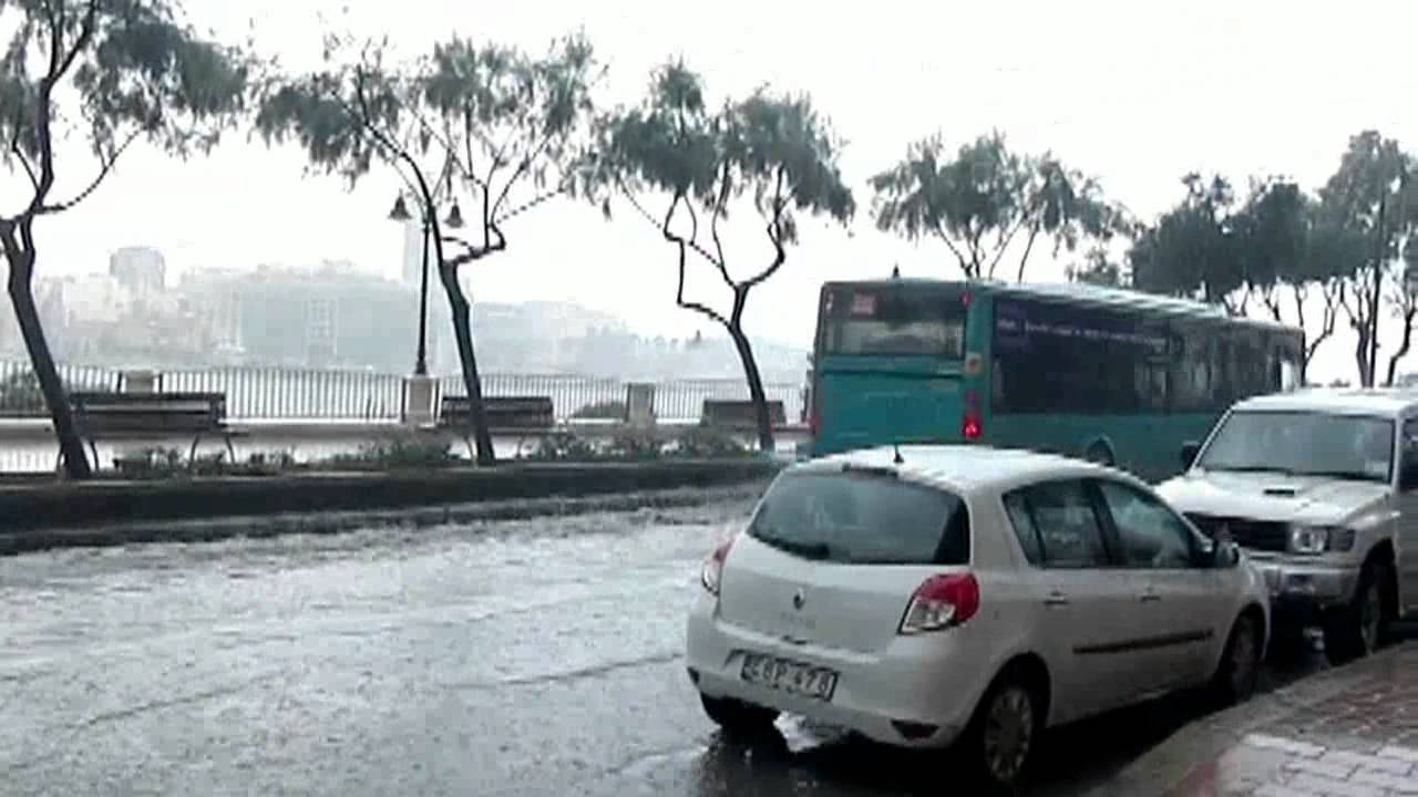 Malta Rain Storm 2011 [HD] YouTube