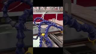 Automatic mixing system for PE wood plastic floor #pvcfoamboard #machinery #mixer #automation
