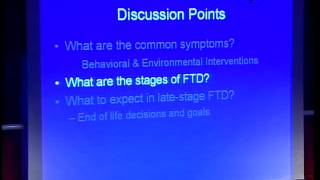 Frontotemporal Dementia - Nursing and End of Life Care (Lauren Massimo)