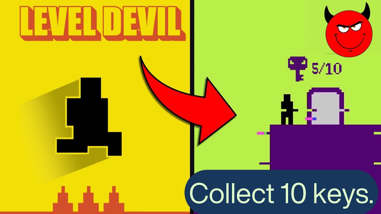 Let's keep going and collect 10 keys Level Devil #devil #leveldevil # ...