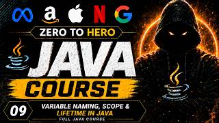 9. Variable Naming, Scope &amp; Lifetime in Java | Full Java Course