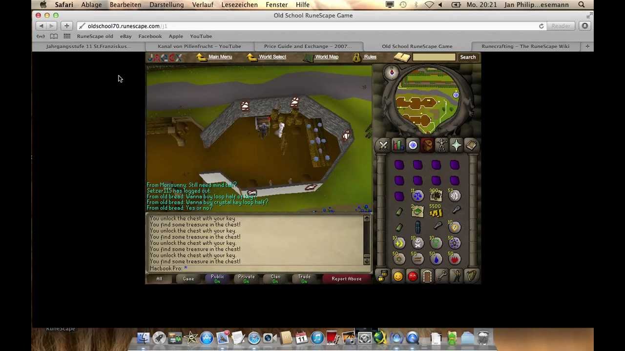 Rune Platelegs Loot at Crystal Chest / Runescape 2007 / YouTube