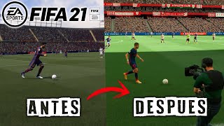 ASÍ SE VE FIFA 21 CON CÉSPED REALISTA, MEJORAS DE ILUMINACIÓN Y COLORES!! | FIFA 21 con Mods