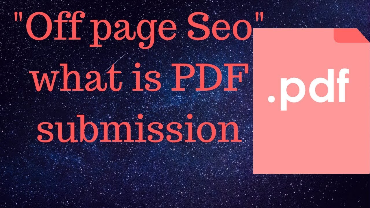 SEO-what is pdf submission?|pdf submission in hindi |off page seo|document submission
