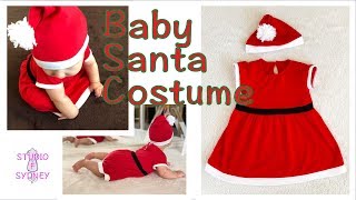 DIY Baby Santa Costume by T-shirts [#031]