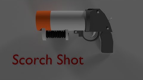 Speed Modeling the Scorch Shot from TF2
