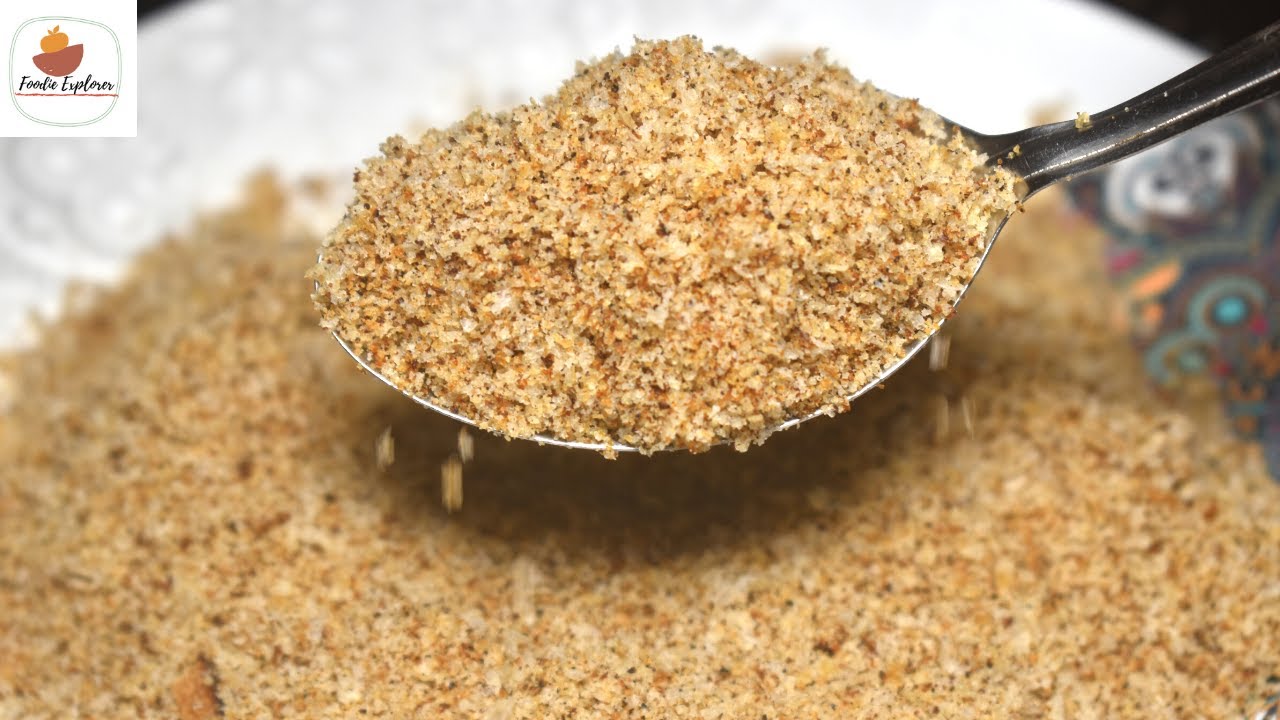 How to make Bread Crumbs at home in Hindi Easy and Simple way to make