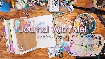 Journal With Me! Predecorating Pages in my Creative Memory Keeping Junk Journal