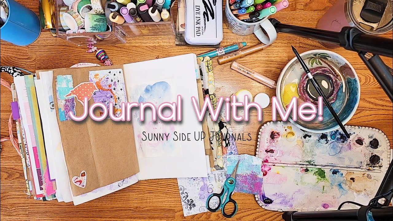 Journal With Me! Predecorating Pages in my Creative Memory Keeping Junk Journal