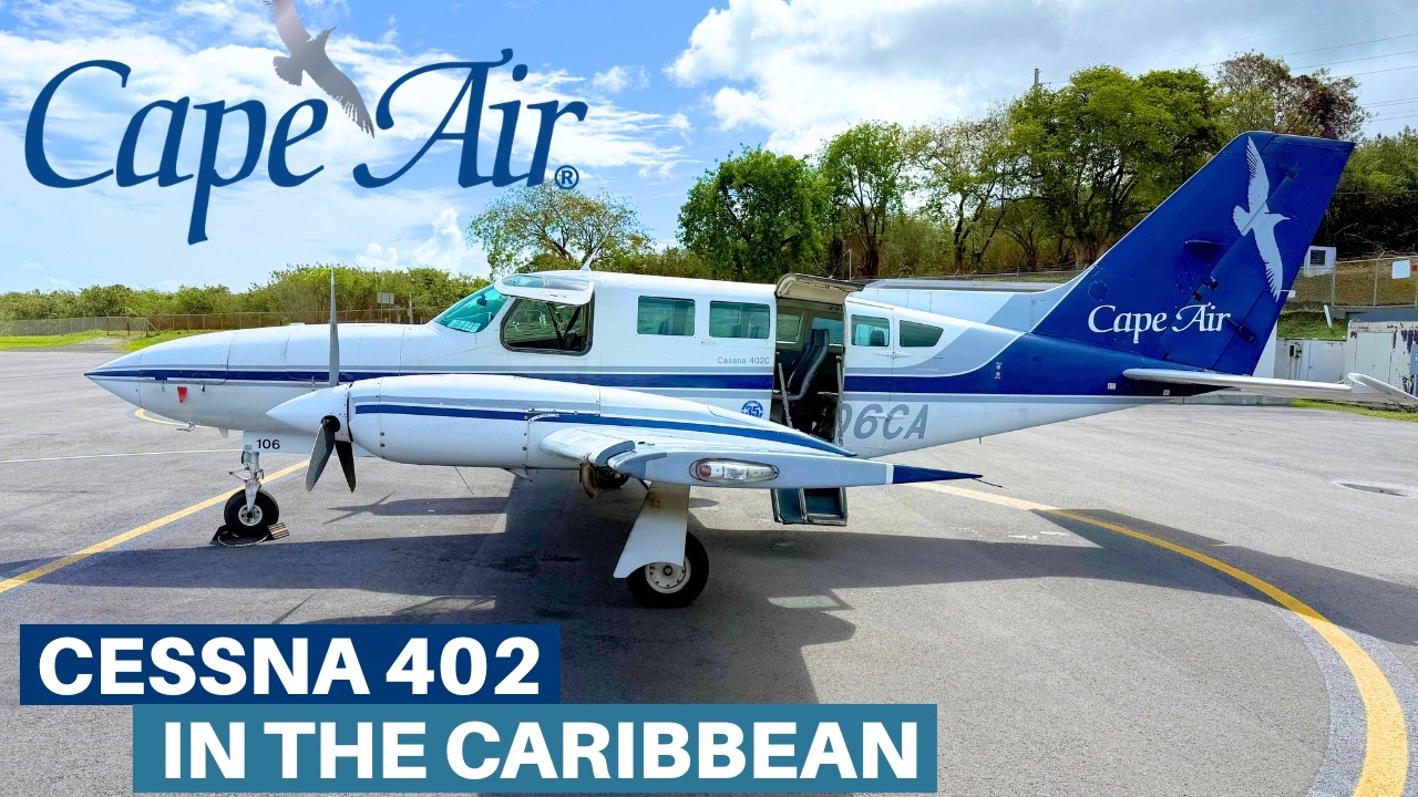 CAPE AIR CESSNA 402 | Vieques - San Juan | Flight Review