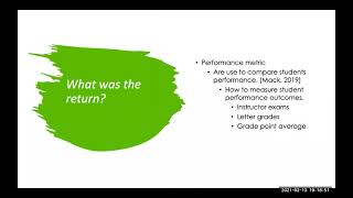 EDUC 633 ROI and ID