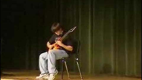 8th grader playing Eddie Van Halen