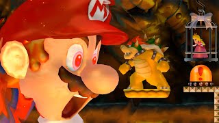 New Super Bowser Wii - Final Castle (Evil Mario Final Boss)
