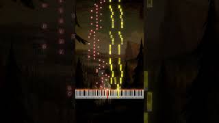 🎹 Gravity Falls Opening Theme ✨ Mystery Cartoon Visual Piano ✨ #shorts
