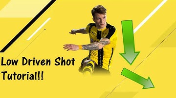 FIFA 17 TUTORIAL | LOW DRIVEN SHOT (EFFECTIVE WAYS TO SHOOT)