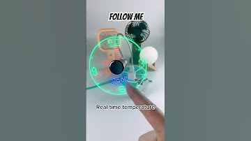 My fan can tell you what temperature it is and what time it is #foryou #clock #usbfan #fyp #foryou
