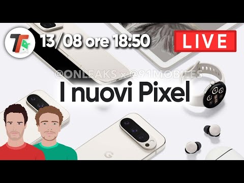 I nuovi GOOGLE PIXEL 9 con GEMINI e non solo. Seguiamo in DIRETTA l'evento di lancio!