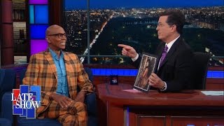 Stephen Tells RuPaul About His Drag Persona "Raven"