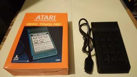 VIDEO TOUCH PAD Atari 2600 Video Computer System PAL Region Version Box Contents 24.02.20