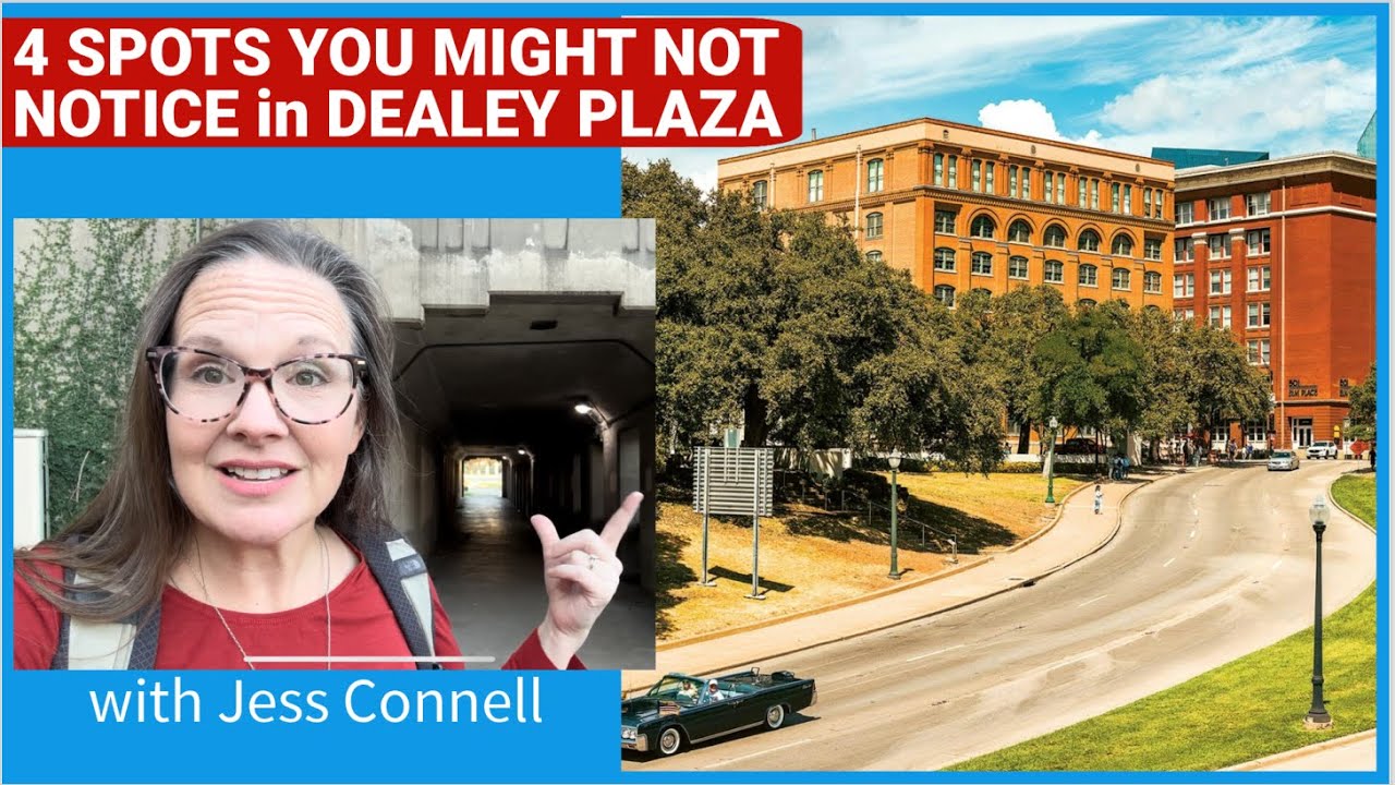 4 детали Дили Плаза, которые вы могли пропустить (ПОЛНОЕ ВИДЕО) - #jfk #1963 #dealeyplaza #dallastx