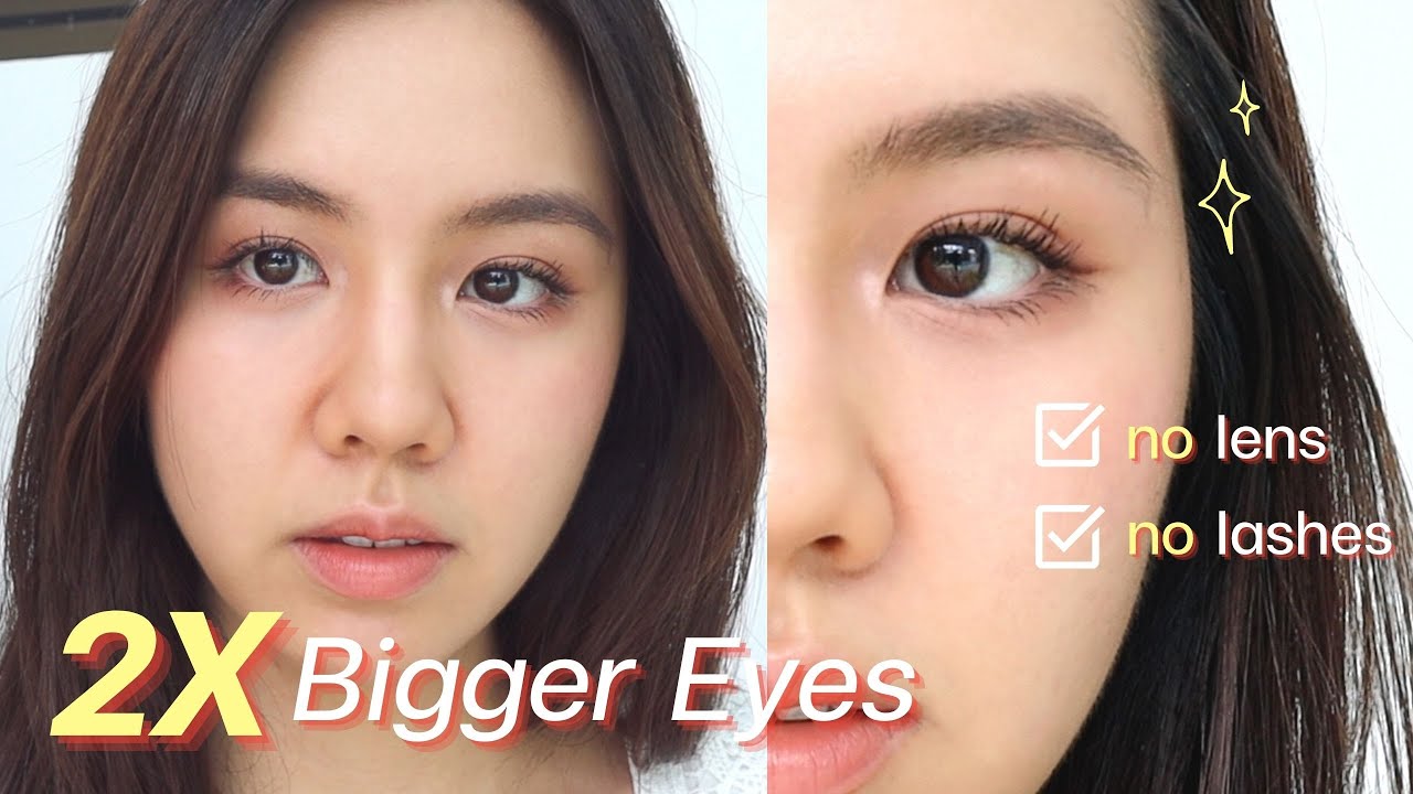 Bigger Eyes แต่งตาให้ดูโตขึ้น 2 เท่า! ไม่ใส่คอนแทคเลนส์ ไม่ติดขนตาปลอม ตาหวานแบบเกาหลี | Jib Jannapa