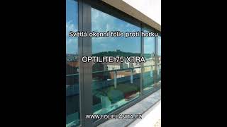 Světlá okenní fólie proti horku OPTILITE 75 XTRA - fólie na okna