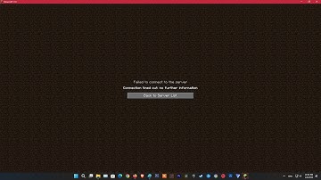 Fixed Minecraft Connection timed out: no further information | Failed to connect to the server