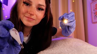 ASMR Bedside Night Nurse Takes Care of You | Medical Exam, Personal Attention & More