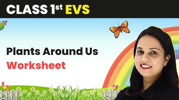 Plants Around Us - Worksheet | Class 1 EVS