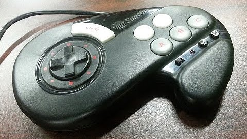 Classic Game Room - SUNCOM SEGA GENESIS CYBERPAD controller review