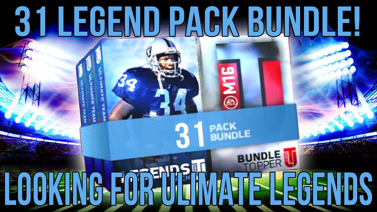 Madden 16 Ultimate Team-31 Legend Pack Bundle! Looking For Ultimate Legends! Madden 16 Ultimate Team