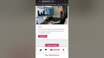 Responsive Website with Bootstrap 5 and Material Design #webdesign #website #shorts