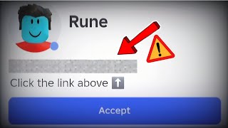 Do Not Click On This Dangerous Roblox Profile...