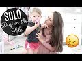 SOLO DAY IN THE LIFE OF A SAHM // Routine, Grocery Shopping, 32 Week Pregnancy Update, Anxiety