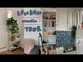 london apartment tour (part 2) | living area, kitchen, bathroom, etc.