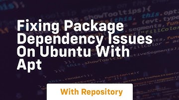 fixing package dependency issues on ubuntu with apt