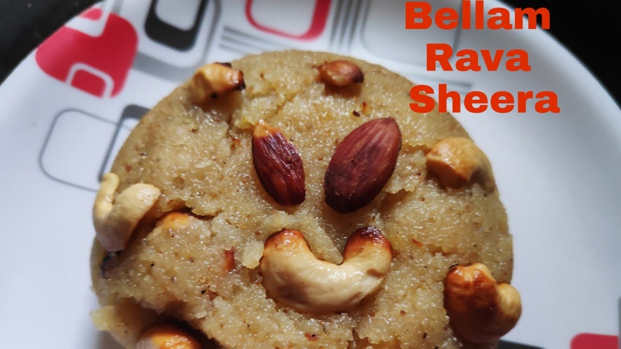 Bellam Rava Kesari Jaggery Rava Keasari Prasadam Receipe Temple